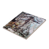 Carreau de chasse aux cerfs (Côté)