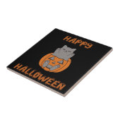 Carreau de chat d'Halloween (Côté)