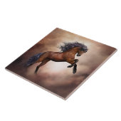 carreau de cheval cabré (Côté)