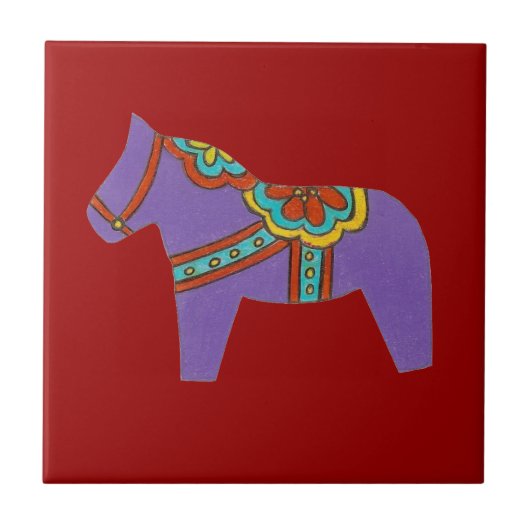 Carreau de Cheval Violet (Devant)