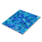 carreau de confettis à point bleu (Côté)