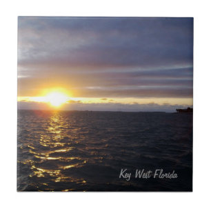 Carreau de coucher de soleil à Key West en Floride