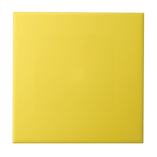 Carreau de couleur jaune banane (Devant)