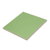 Carreau de couleur unie vert (Côté)