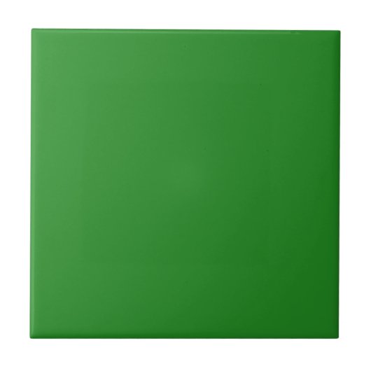 Carreau de couleur vert forêt Rétro Bright (Devant)