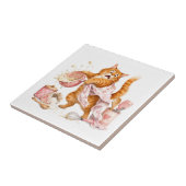 Carreau de cuisine chat drôle (Côté)