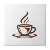 Carreau de design de marque de tasse à café pour c (Devant)