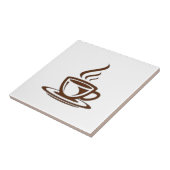 Carreau de design de marque de tasse à café pour c (Côté)