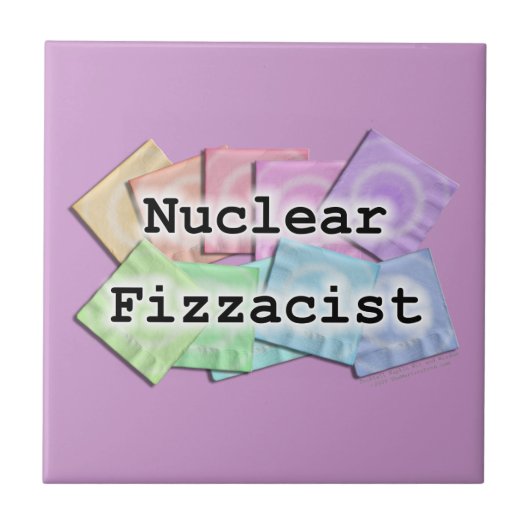 Carreau de dessous de verre de barman Fizzaciste n (Devant)