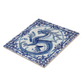 carreau de dragon de lune de saphir (Côté)