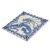 carreau de dragon saphir impérial (Côté)