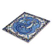 carreau de dragon saphir royal (Côté)
