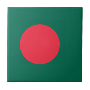 Carreau de drapeau bangladais patriotique