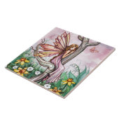 Carreau de fantaisie de fée de jonquille printaniè (Côté)
