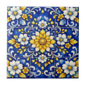 Carreau de fête Cobalt Bloom (Devant)