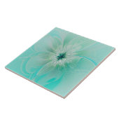 Carreau de fleur moderne Blue Dreams (Côté)