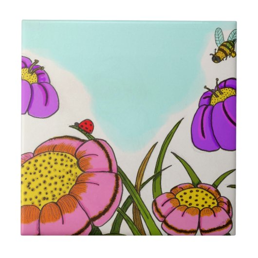 Carreau de fleurs (Devant)