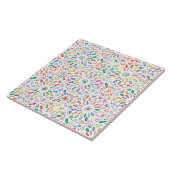 carreau de fleurs de mandala (Côté)