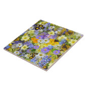 carreau de fleurs de printemps (Côté)
