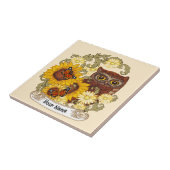 Carreau de la bordure du tournesol (Côté)