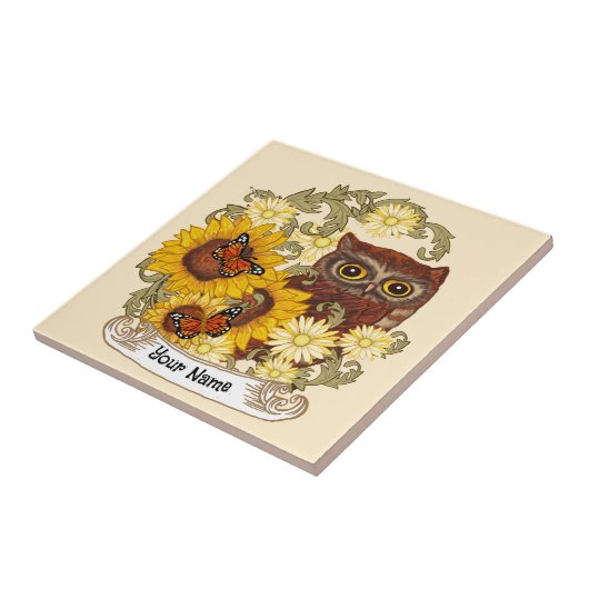 Carreau de la bordure du tournesol (Côté)