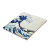 Carreau "De la grande peinture japonaise vague" par (Côté)