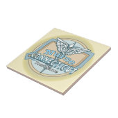 Carreau de l'infirmière du Connecticut Caduceus (Côté)