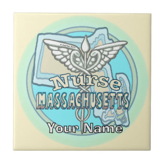 Carreau de l'infirmière du Massachusetts Caduceus