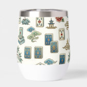 Carreau de Mahjong de style chinois vintage (Arrière)