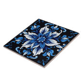 carreau de mandala saphir (Côté)