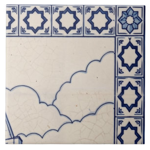 Carreau de mosaïque Azulejo de Rome 2 sur 6 en hau