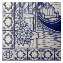 Carreau de mosaïque Azulejo Venise 5 sur 6 en bas