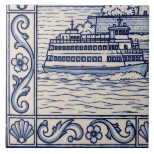 Carreau de mosaïque murale Azulejo New York 5 sur
