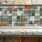 Carreau de mosaïque rustique ID1187a