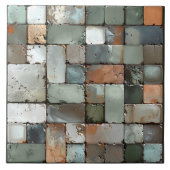Carreau de mosaïque rustique ID1187c (Devant)