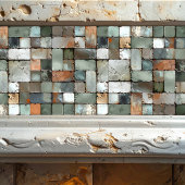 Carreau de mosaïque rustique ID1187c