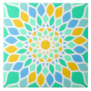 Carreau de motif géométrique islamique magnifique