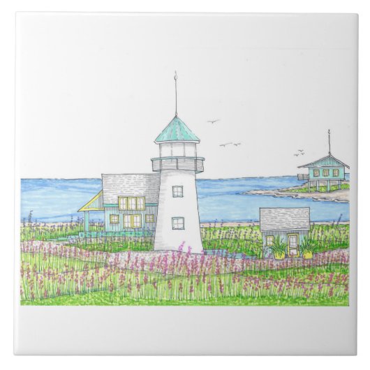 Carreau de mur de phare (Devant)