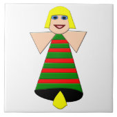 Carreau de Noël Angel Bell (Devant)