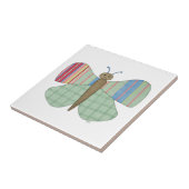 Carreau de papillon à la menthe (Côté)