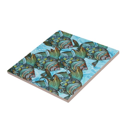 Carreau De poisson de poisson (Côté)