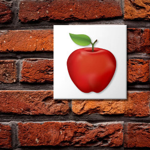 Carreau de pomme délicieuse rouge