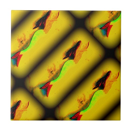 carreau de sirènes ascendantes (Devant)