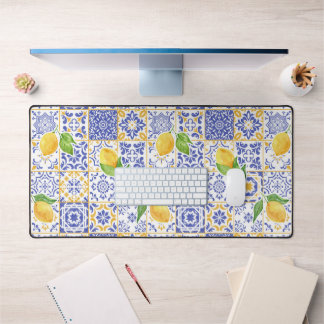 Carreau de style méditerranéen à motif de citron e