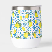 Carreau de style provençal Motif de citron Monogra (Gauche)