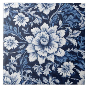 carreau de symphonie de floraison de cobalt