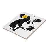 Carreau de vache noir et blanc (Côté)