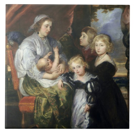 Carreau Deborah Kip et ses enfants (Devant)