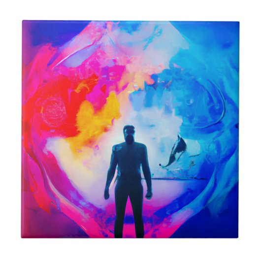 Carreau Debout dans les couleurs (Devant)