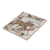 Carreau Décès du roi Harold (Tapisserie de Bayeux) (Côté)